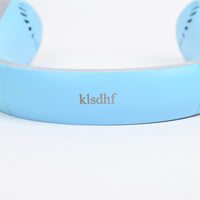 klsdhf Blue Neck Hanging Bladeless Wearable Electric Fans with USB Charging