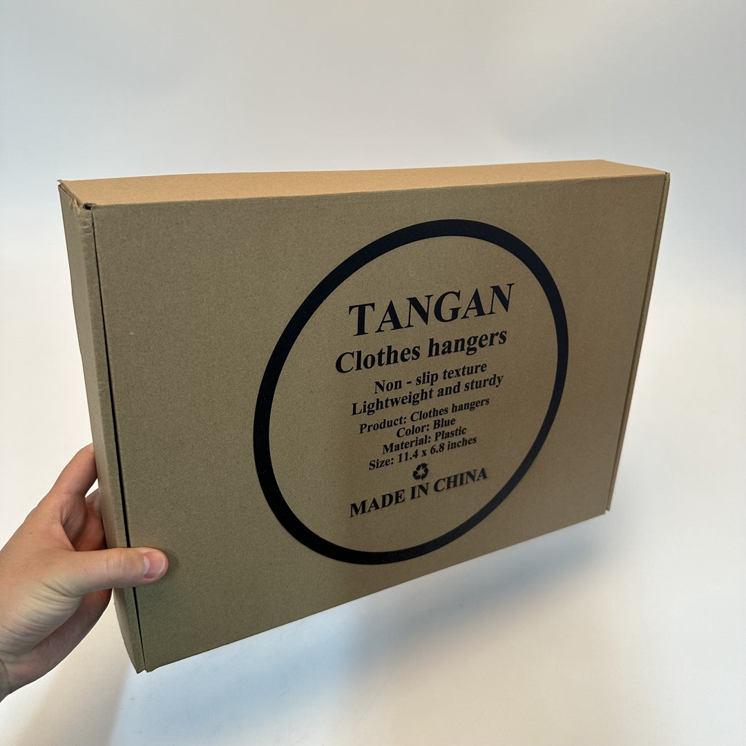 TANGAN Clothes hangers - Premium Sturdy Slim Design Closet Organizer, Space-Saving Hangers for Suits, Shirts & Dresses