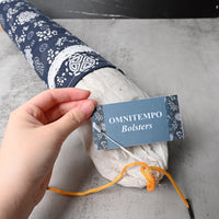 OMNITEMPO Comfort Support Bed Bolster Pillow for Side Sleepers Back Pain Relief Breathable Soft Cover