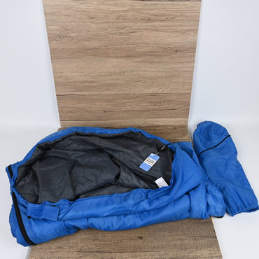 Uewtru Blue Portable Sleeping Bag Weather-Resistant Compact Camping Sleeping Bag for Outdoor Adventures
