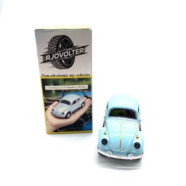 RJOVOLTER Non-electronic toy vehicles Detailed and Collectible Blue Metal and Plastic Die-Cast Ttoy Vehicles in Precise 1:36 Scale for Display and Imaginative Play