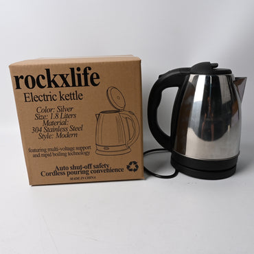 rockxlife Electric Kettles Fast Boiling Electric Tea Kettles with Auto Shutoff Cordless Modern Electric Water Kettles