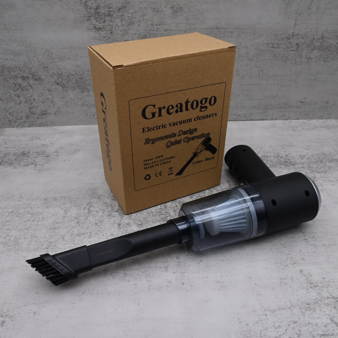 Greatogo Portable Electric Vacuum Cleaners - 25000PA Powerful Handheld Cordless Vacuum with Quick Charge