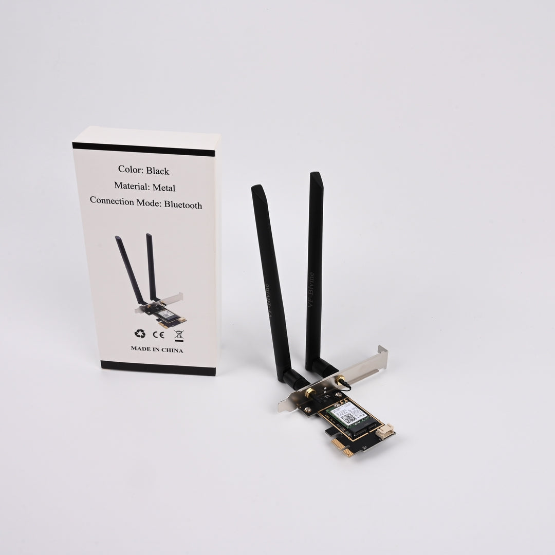 VF-Bivine High-Speed Computer Equipment, Namely, Wireless Cards PCIe WiFi Bluetooth Network Adapter For Desktop PC