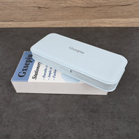 Gxsepiu Light Blue Pencil Case Durable & Stylish Stationery Box for School, Office