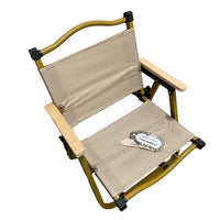 campmemory Outdoor furniture Khaki Reinforced Bracket 43cm * 43cm * 38cm * 72cm Folding Camping Outdoor Furniture