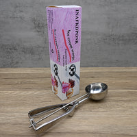 INAFKDPONR Professional Stainless Steel Ice Cream Scoops - Heavy-Duty Dessert Scoops for Home & Commercial Use