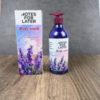 NOTES FOR LATER Lavender Bliss Moisturizing & Soothing Body Wash - Nourishes, Brightens & Calms Skin