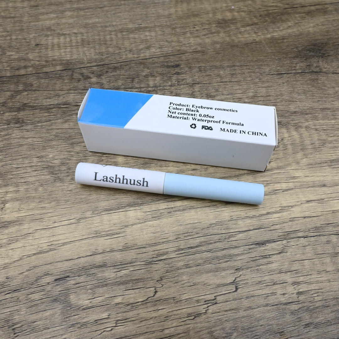 Lashhush Professional Eyebrow Cosmetics Ultra-Fine Precision Mascara with Dual-Action Brush