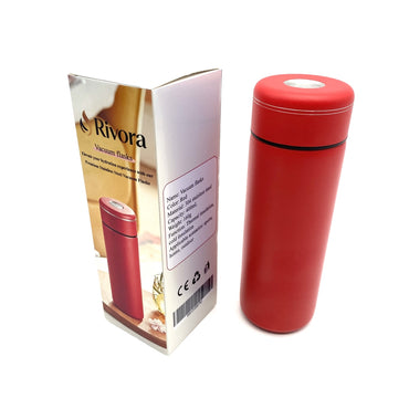 Rivora Vacuum flasks Red 304 Stainless Steel 400mL 160G Thermal Cold Insulation Portable Drink Container Vacuum Flasks