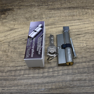 Bling Panda Keys and Key Cylinders H11 Key and Lock Core Set Aluminum Alloy 3 Keys High Security Corrosion Resistant