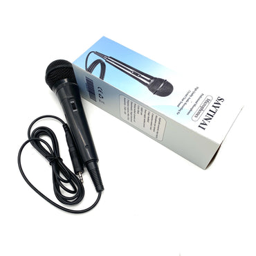 SAYTINAI Microphones Black Dynamic Wired Handheld Stage Singing Power Supply Single Directional 90Hz-11KHz Microphones