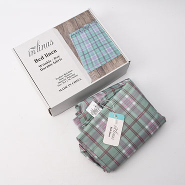 INLINAS Premium Bed Linen Collection - Luxury Comfort Sheet Set for Modern Bedroom Elegance