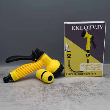 EKLQTVJY Garden Hose Sprayers Versatile Adjustable Nozzle Multi Pattern Spray for Watering and Cleaning
