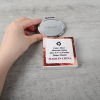 PYDAUFG Personal Compact Mirrors Portable Pocket Mirror Sleek Design Clear Reflection