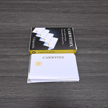 CARWITHX Chipcards Professional 4442 Contact IC Smart Card for Secure Access Control