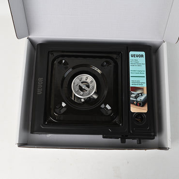 VEVOR Portable Camping Gas Stove Cassette Burner Compact Lightweight Automatic Ignition Stainless Steel for Outdoor Cooking