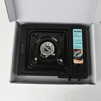 VEVOR Portable Camping Gas Stove Cassette Burner Compact Lightweight Automatic Ignition Stainless Steel for Outdoor Cooking