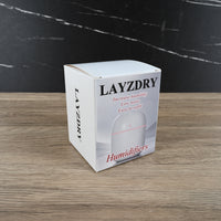 LAYZDRY Mini Humidifier Small Droplet White Compact Quiet for Desk Nightstand Auto Shut Off