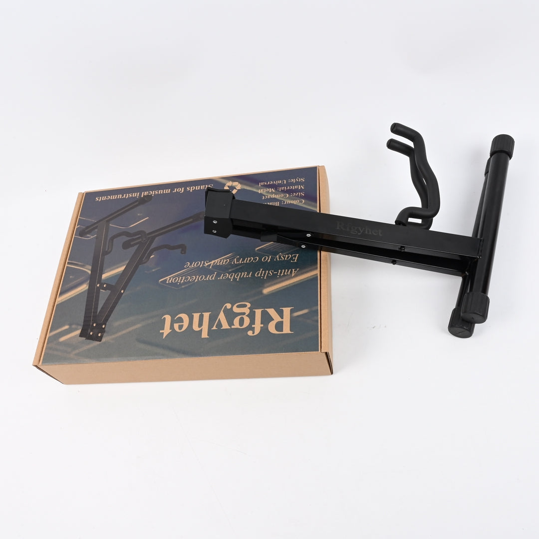 Rfgyhet Stands for Musical Instruments Professional Guitar Stand Universal Adjustable Width Metal Floor Stand for Acoustic Electric Bass Guitar