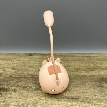 Kéramique Cartoon Violent Bear Small Desk Lamps - Pink Pig Style: Adorable and Whimsical Lighting for Kids and More