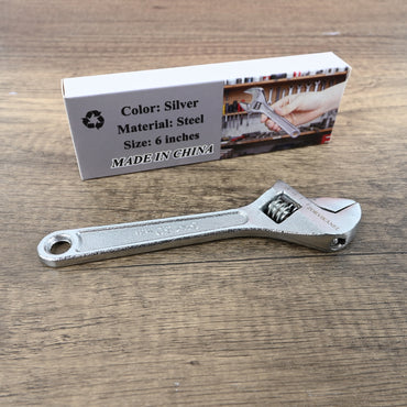 ZORVIKANEL 6-Inch Mini Wrench Compact Adjustable Wrench for Tight Spaces, Durable Tool for DIY & Repairs