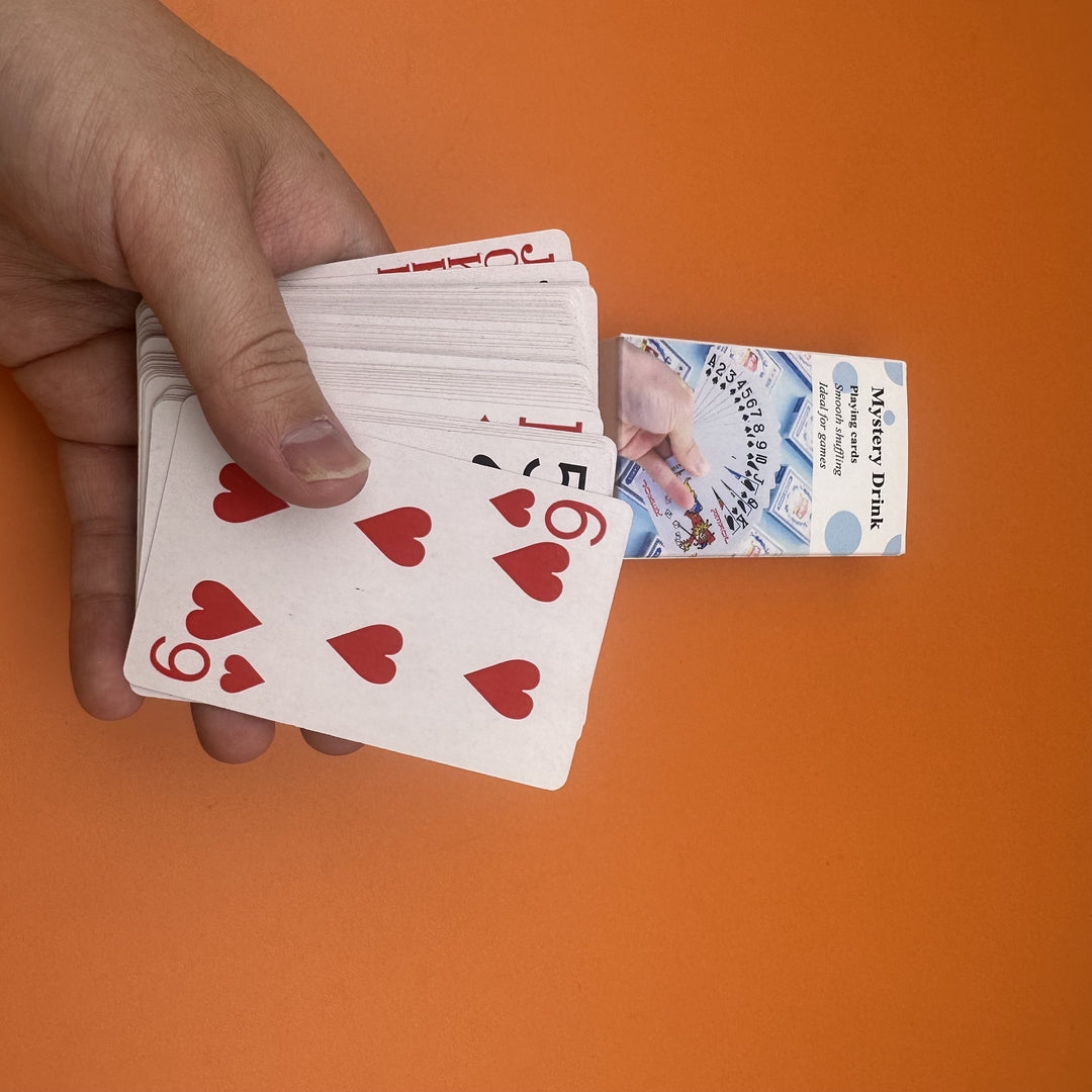 Mystery Drink Premium Poker Playing Cards for Adult Gaming: Crisp, Durable, and Waterproof – Perfect for Classic Card Games and Poker