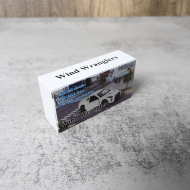 Wind Wranglers 1:42 Scale GTR Alloy Car Model White Pull-Back Toy Vehicle with Realistic Detailing for Kids & Collectors