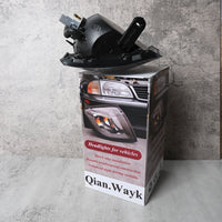 Qian.Wayk Premium LED Vehicle Headlight Assembly High-Brightness Weatherproof Headlights for Enhanced Night Driving