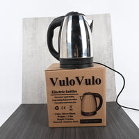 VuloVulo Universal Voltage Electric Kettle Stainless Steel Rapid Boiling Water Heater