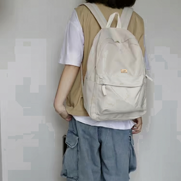 "D" Design Student Backpack Lightweight School Bag with Multiple Pockets for Books and Supplies