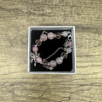 E&A Cute Cartoon Bow Bracelets - Adorable Pink Accessory for Everyday Wear