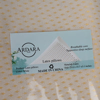 ARDARA HOME Premium Natural Latex Pillow Ergonomic Cervical Support Memory Foam Pillows for Sleeping