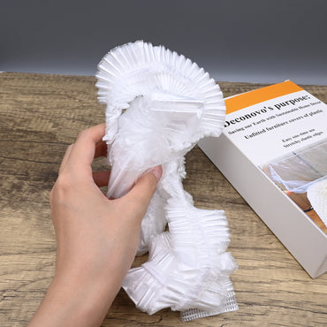 Deconovo's purpose: Saving our Earth with Sustainable Home Decor Professional Grade Unfitted Furniture Covers Of Plastic Universal Size Protection Sheets Disposable Moving Storage Dust Covers