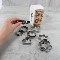 Adexe Cookery Moulds Stainless Steel Durable Lightweight Easy Clean for Baking and Cooking Kitchen Essential