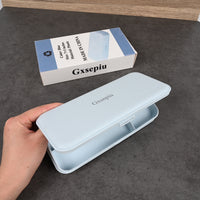 Gxsepiu Light Blue Pencil Case Durable & Stylish Stationery Box for School, Office