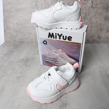 MiYue Children's Lightweight Athletic Shoes Breathable Flexible Sports Sneakers for Kids