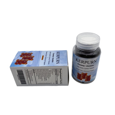 KERPURN Gummy vitamins-Delicious Fruit Flavor Daily Nutrition Supplement for Adults & Kids