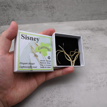 Sisney Classic Fashion Earrings Elegant Lightweight Designer Jewelry for Women