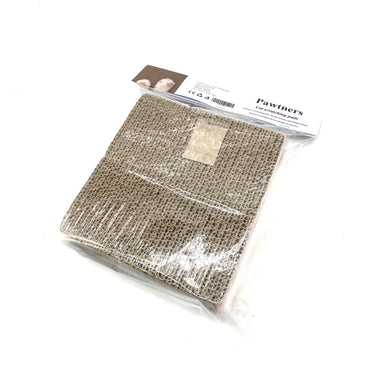 Pawtners Cat scratching pads Straight Plate AB Flute Corrugated Cardboard 21 * 21 * 4Cm Furniture Protector Cat Scratching Pads