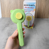 DUDUPARTY Cat Pet Grooming Brush Stainless Steel Hair Removal Comb for Cats