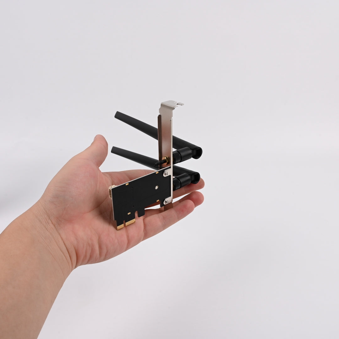 VF-Bivine High-Speed Computer Equipment, Namely, Wireless Cards PCIe WiFi Bluetooth Network Adapter For Desktop PC