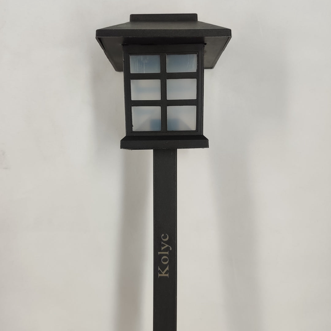 Kolyc Solar Garden Light - Stylish Black Finish with Soothing Blue LED Light