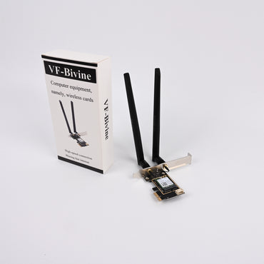 VF-Bivine High-Speed Computer Equipment, Namely, Wireless Cards PCIe WiFi Bluetooth Network Adapter For Desktop PC