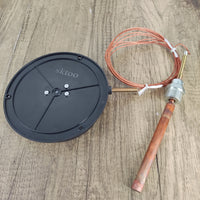 sktoo Pressure-Type Thermometer for Industrial Boilers Mechanical Temperature Gauge with 13-Foot Cable, -40 to +80°