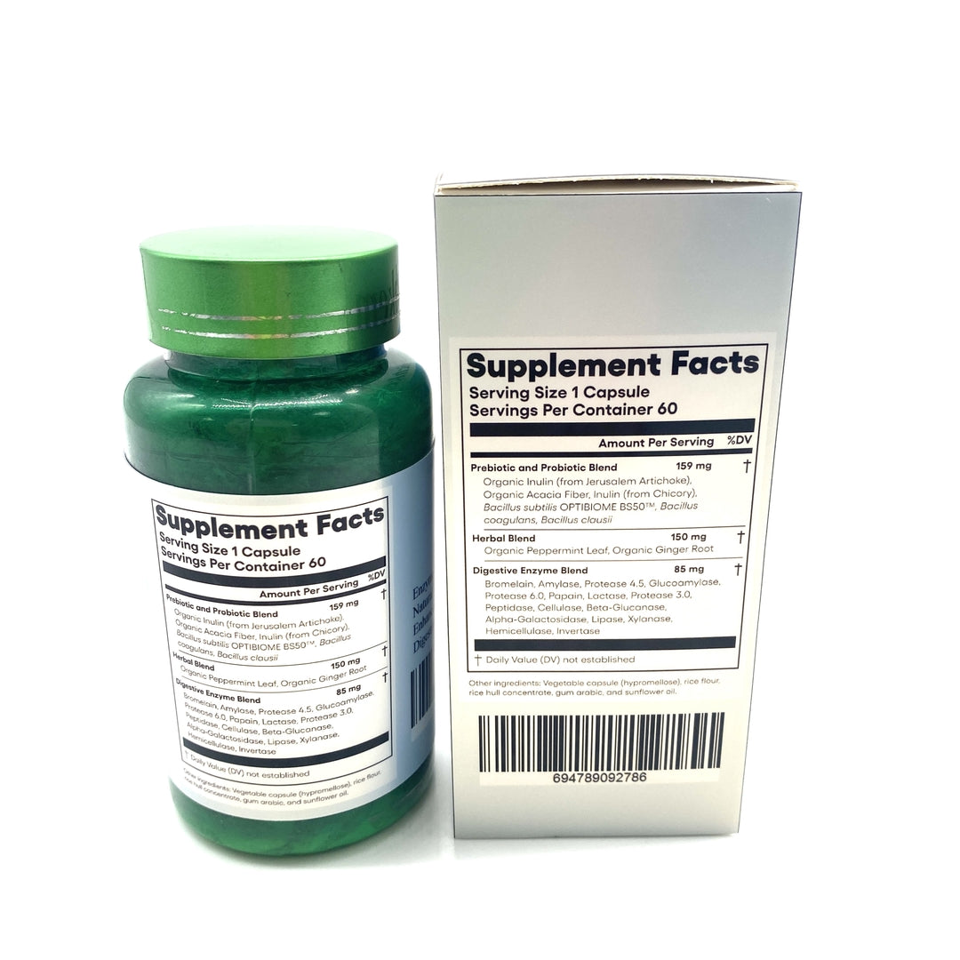 Vichkem Enzyme food supplements- Natural Digestive Support for Healthy Metabolism & Improved Nutrient Absorption