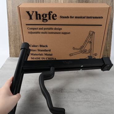 Yhgfe Black Stands for Musical Instruments Guitar Stand for Bass Electric Acoustic Guitars