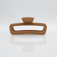 ALTHARA Elegant Light Brown Rectangle Hair Clip Durable & Stylish for Versatile Use