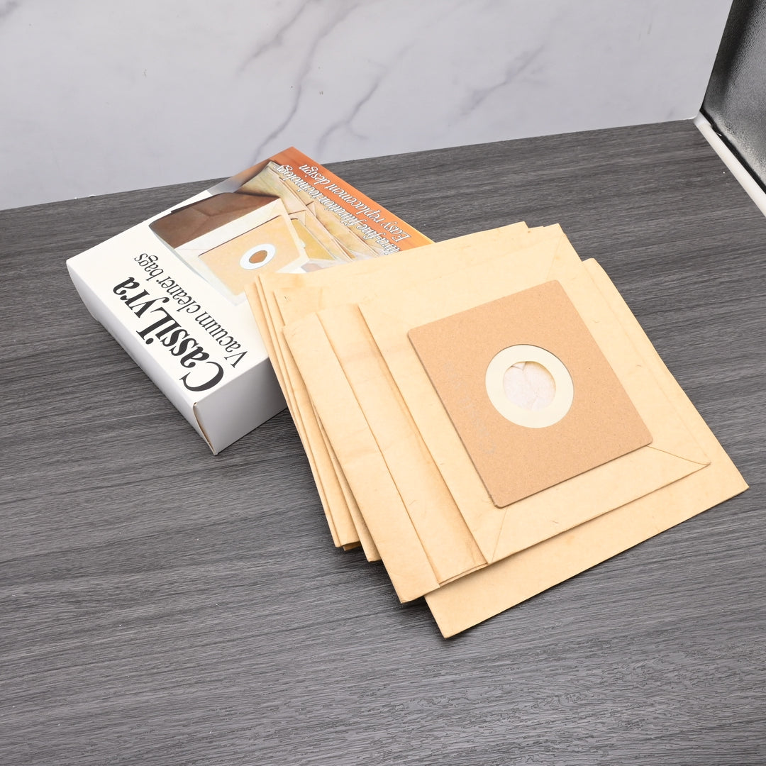 CassiLyra Professional Paper Universal Vacuum Cleaner Bags - High-Efficiency Dust Collection Bags