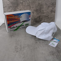 SoleAevum Hats White Baseball Cap Lightweight Breathable Soft Cotton Adjustable One Size Fit for Everyday Wear